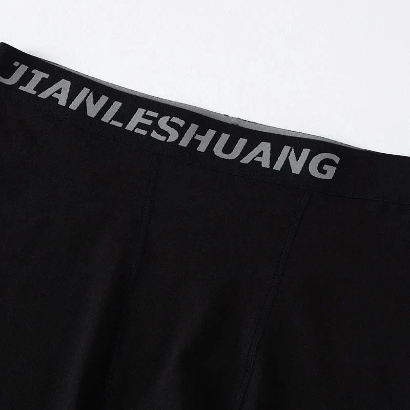 Men's Plus Size Sports Shorts | Black and White Elastic Waist Activewear