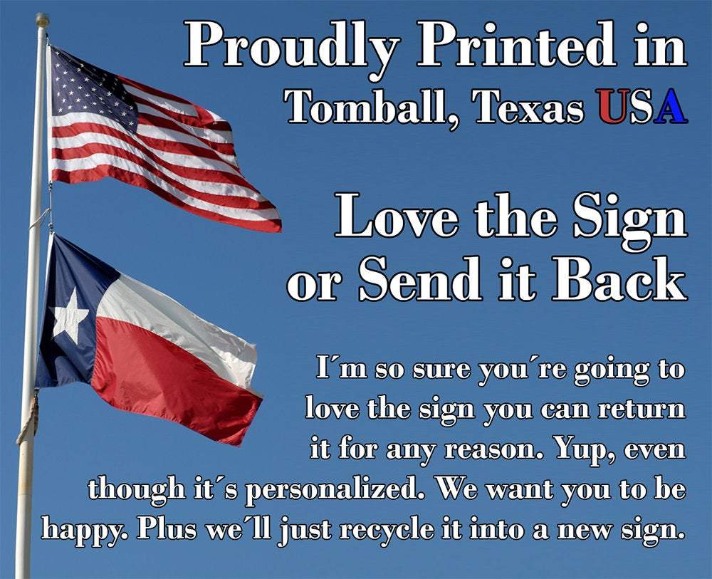 Beware of Alligators - Metal Sign