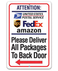 Postal Sign - Metal Sign