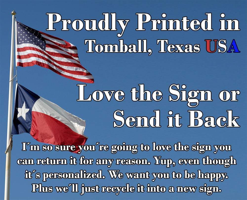 Swim At Your Own Risk This is a Private Pool - Metal Sign