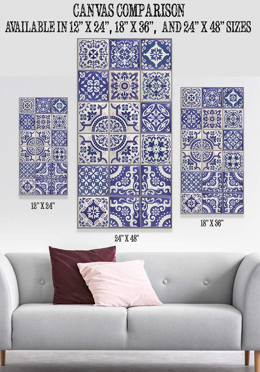 Mexican Tile Colorful - Canvas