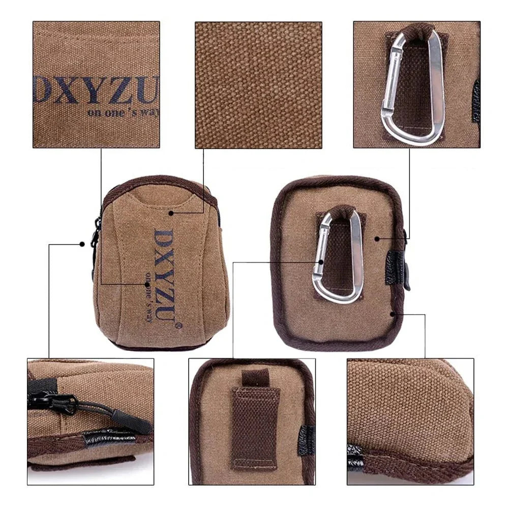Retro Canvas Fanny Pack | Versatile Waist Bag for Everyday and Outdoor Use
