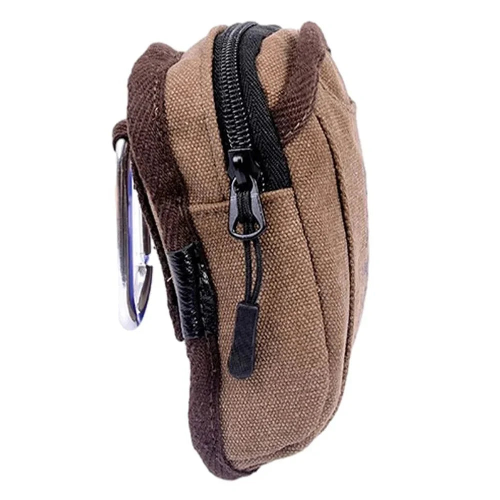 Retro Canvas Fanny Pack | Versatile Waist Bag for Everyday and Outdoor Use