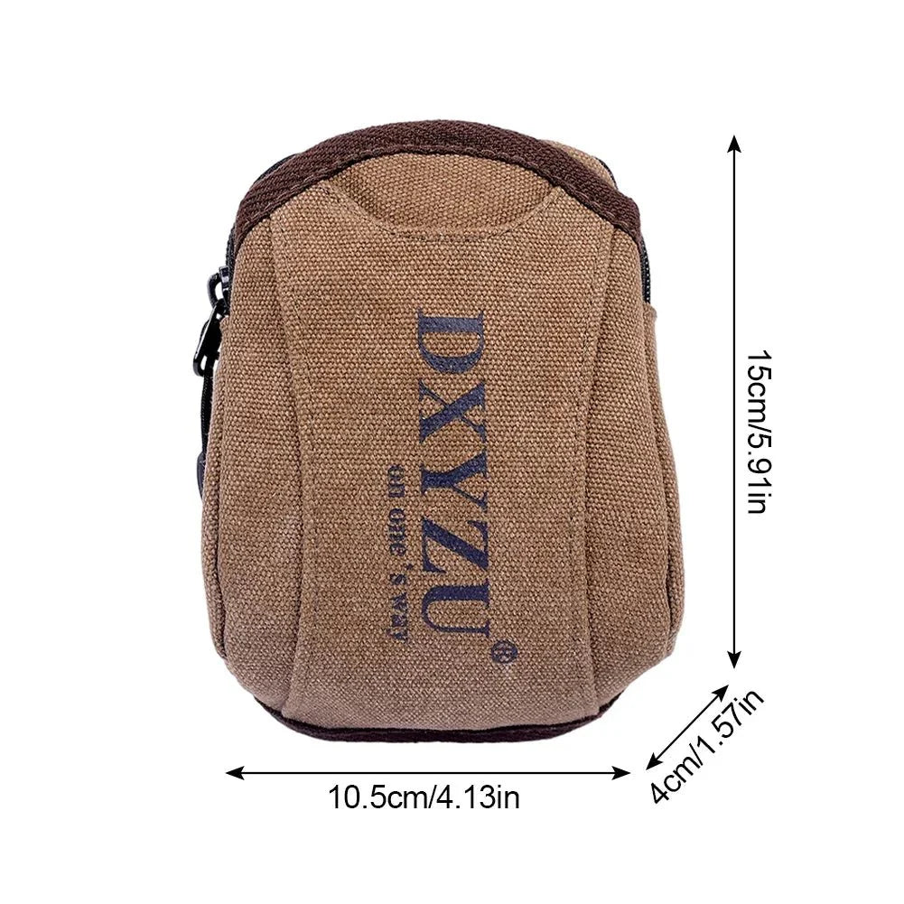 Retro Canvas Fanny Pack | Versatile Waist Bag for Everyday and Outdoor Use