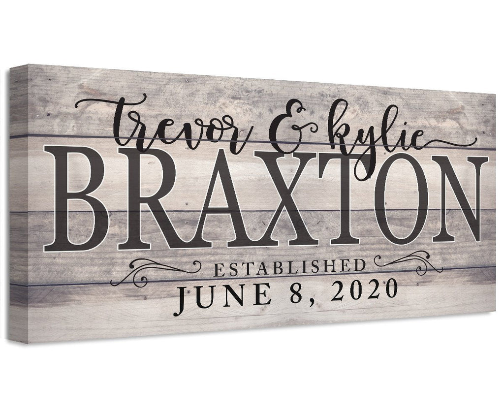 Personalized - Couple Names - Canvas