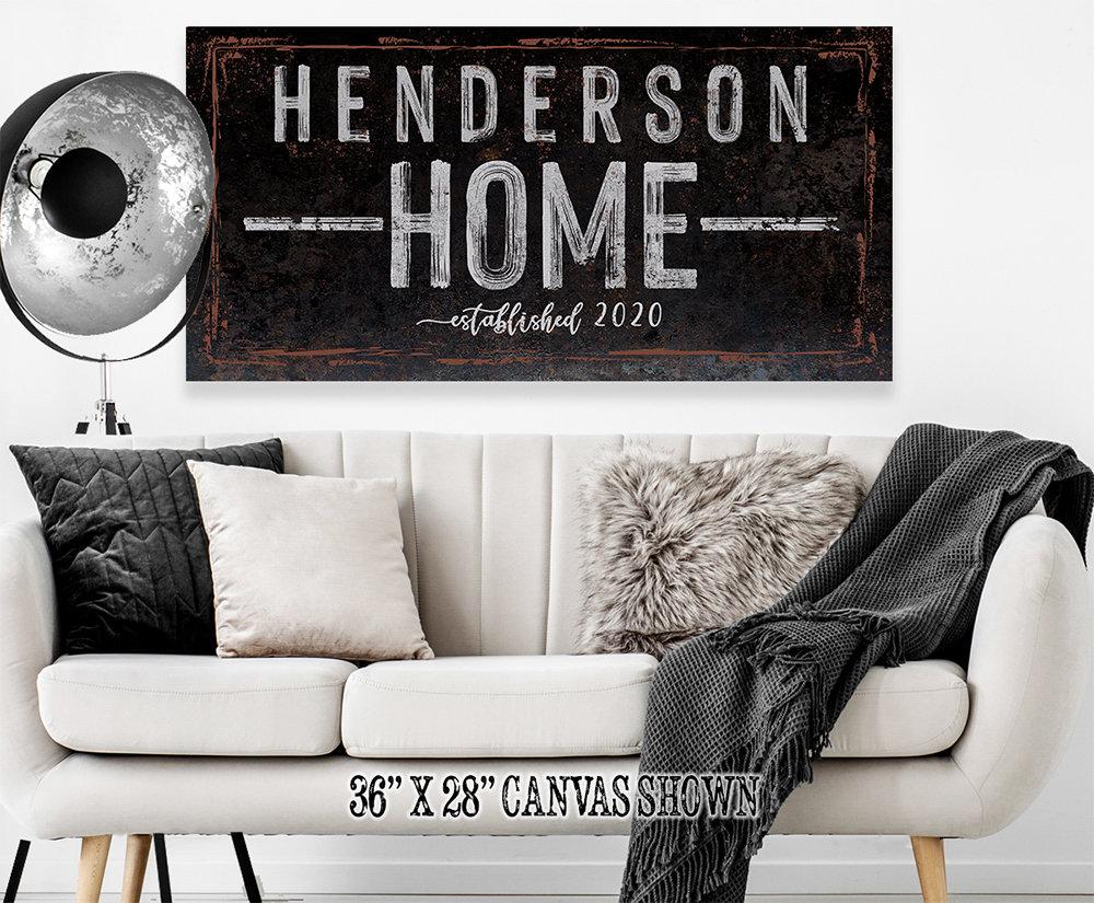 Personalized - Family Name - Canvas