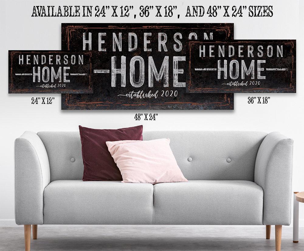 Personalized - Family Name - Canvas