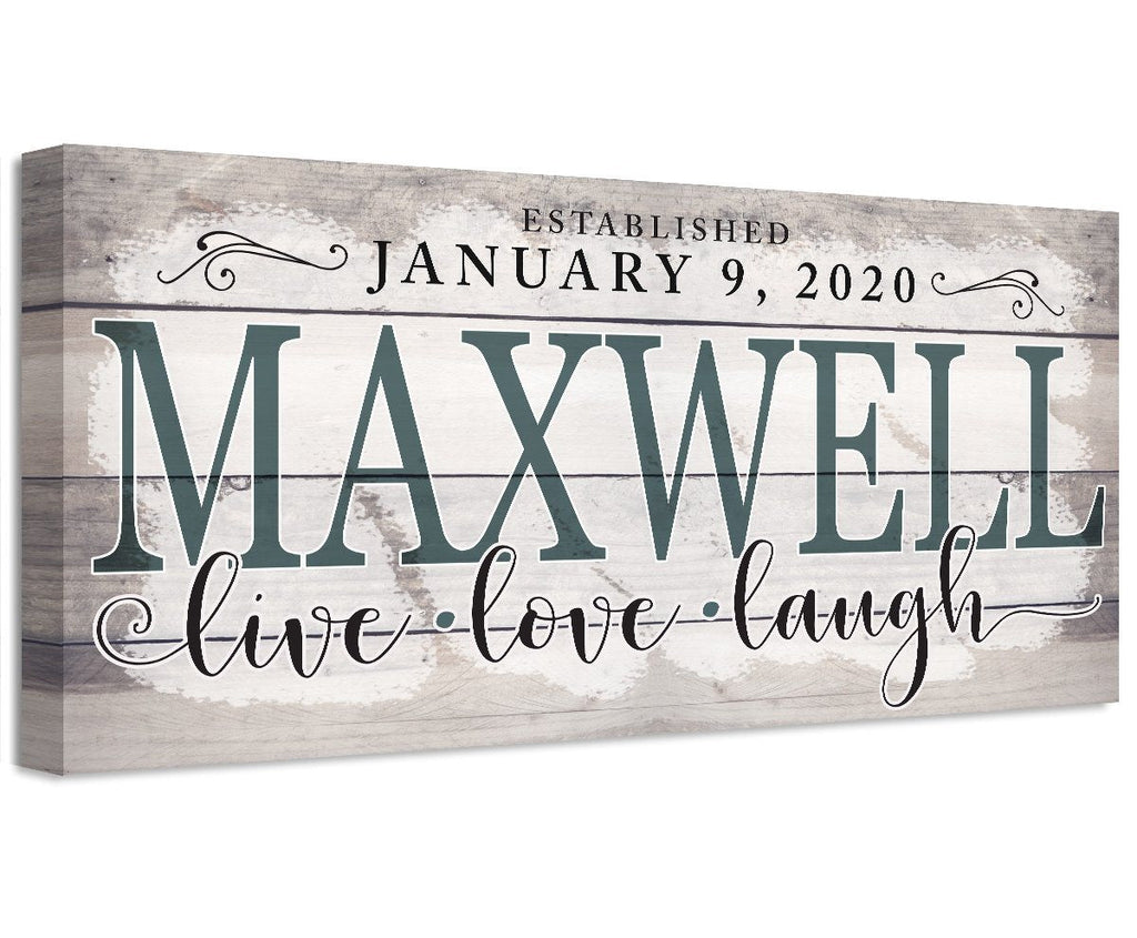 Personalized - Family Name - Canvas