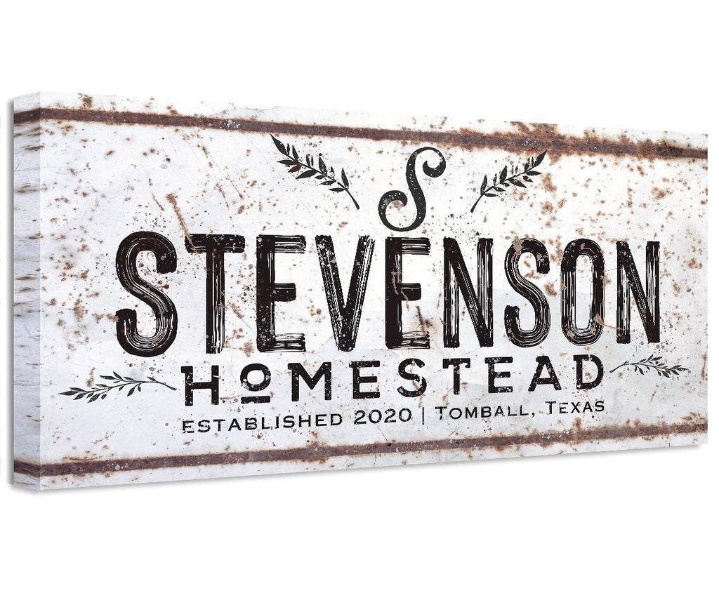 Personalized - Family Name - Canvas