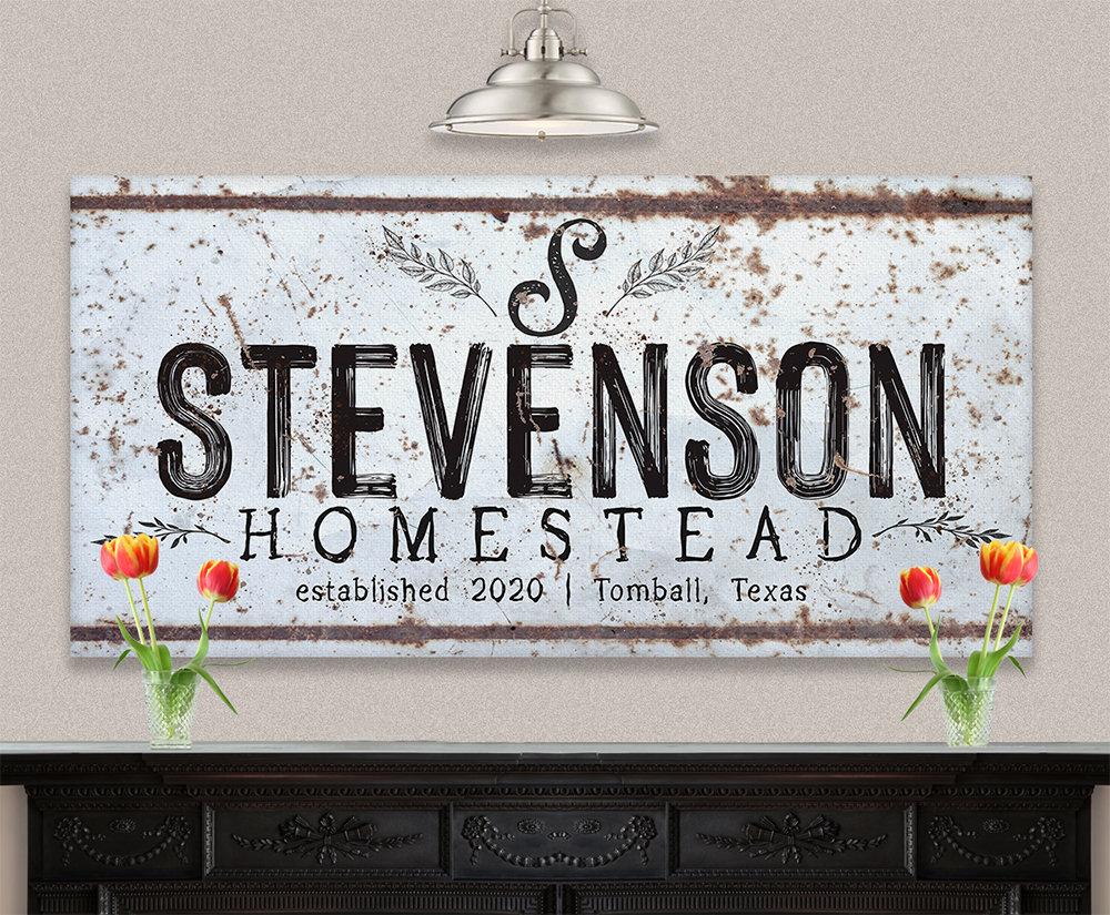 Personalized - Family Name - Canvas