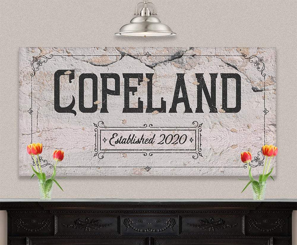Personalized - Family Name - Canvas