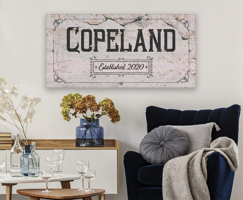 Personalized - Family Name - Canvas