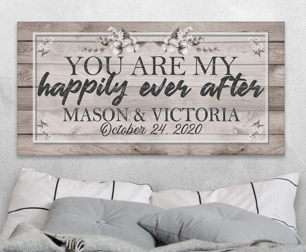 Personalized - Happily Ever After - Canvas