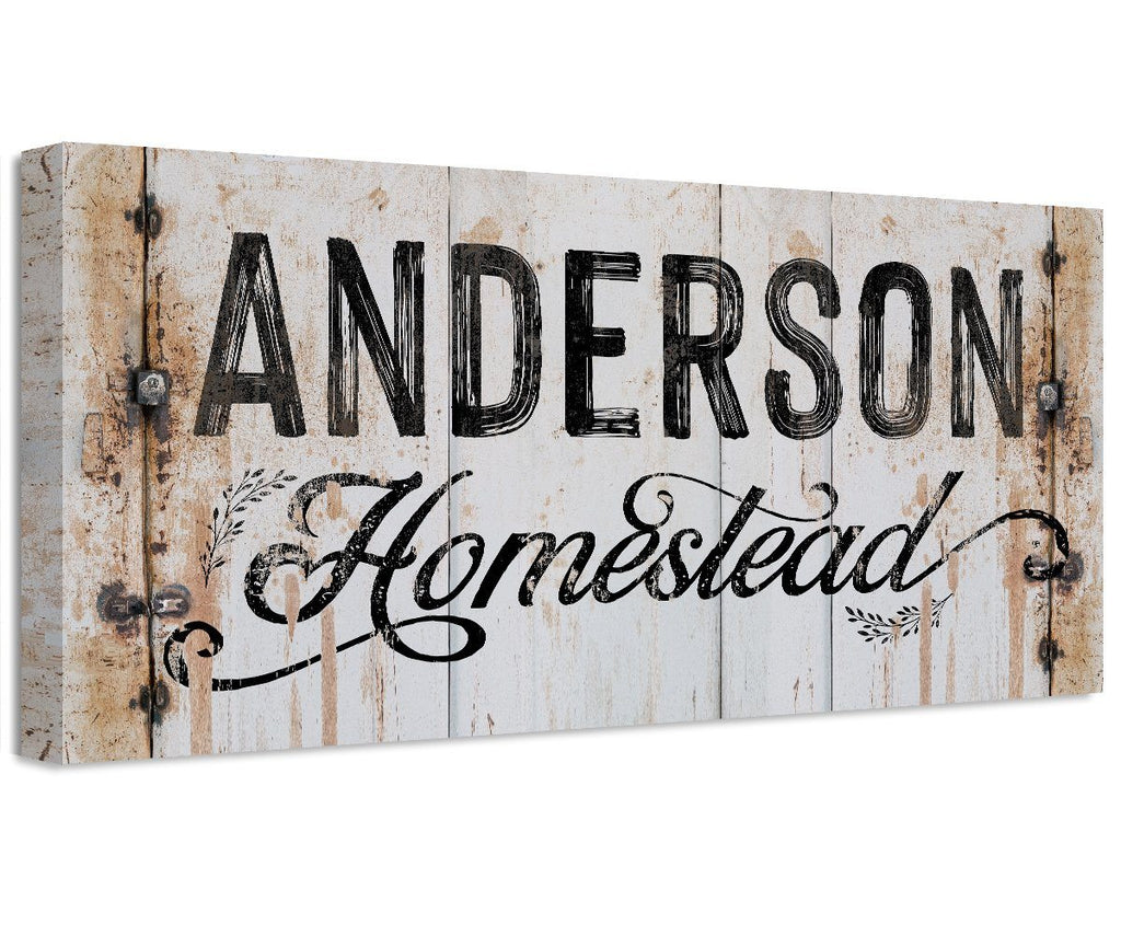 Personalized - Homestead - Canvas
