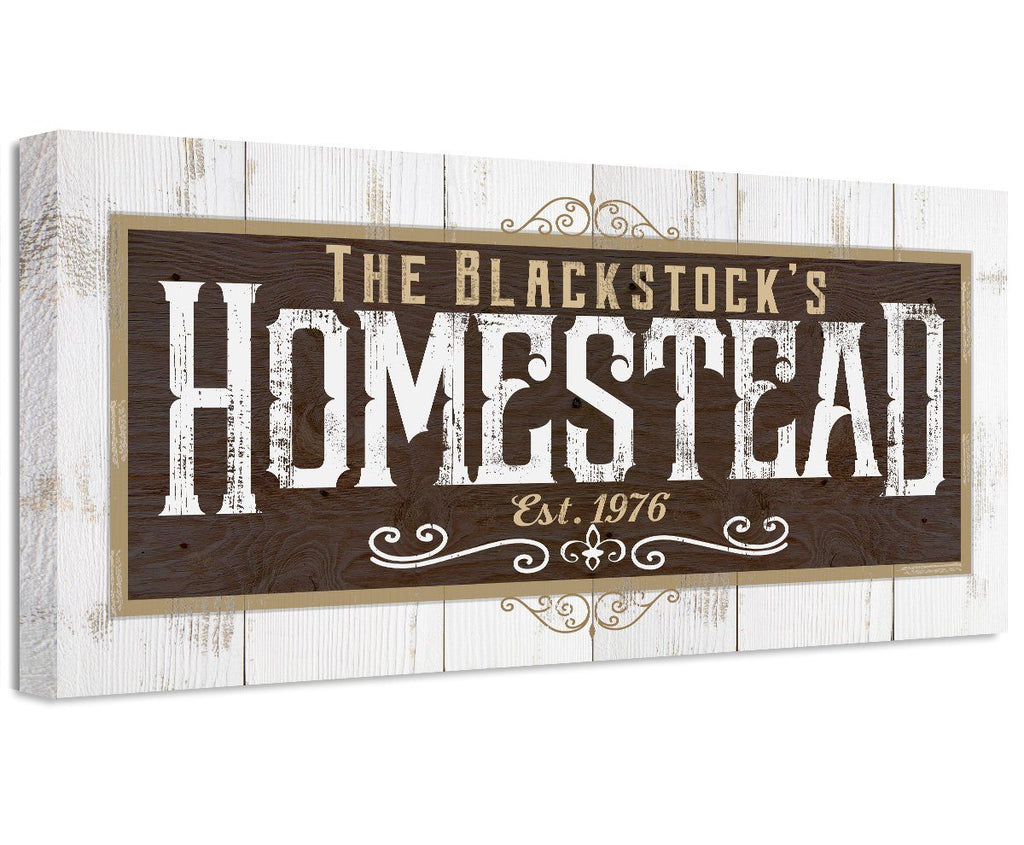 Personalized - Homestead - Canvas