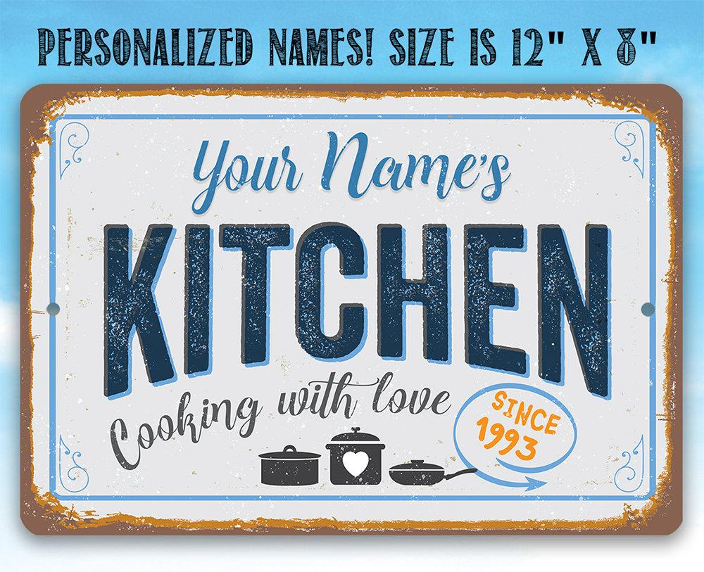 Personalized - Kitchen - Metal Sign