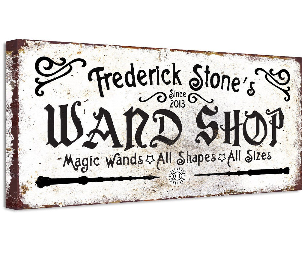Personalized - Wand Shop - Canvas