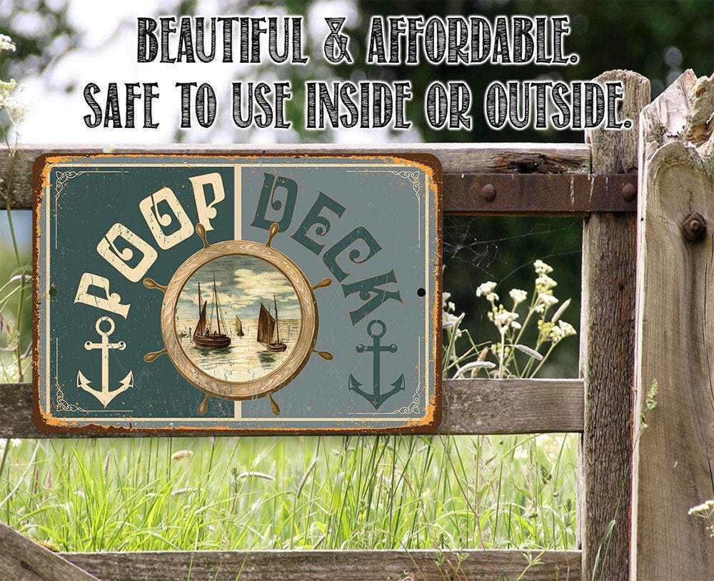 Poop Deck - Metal Sign