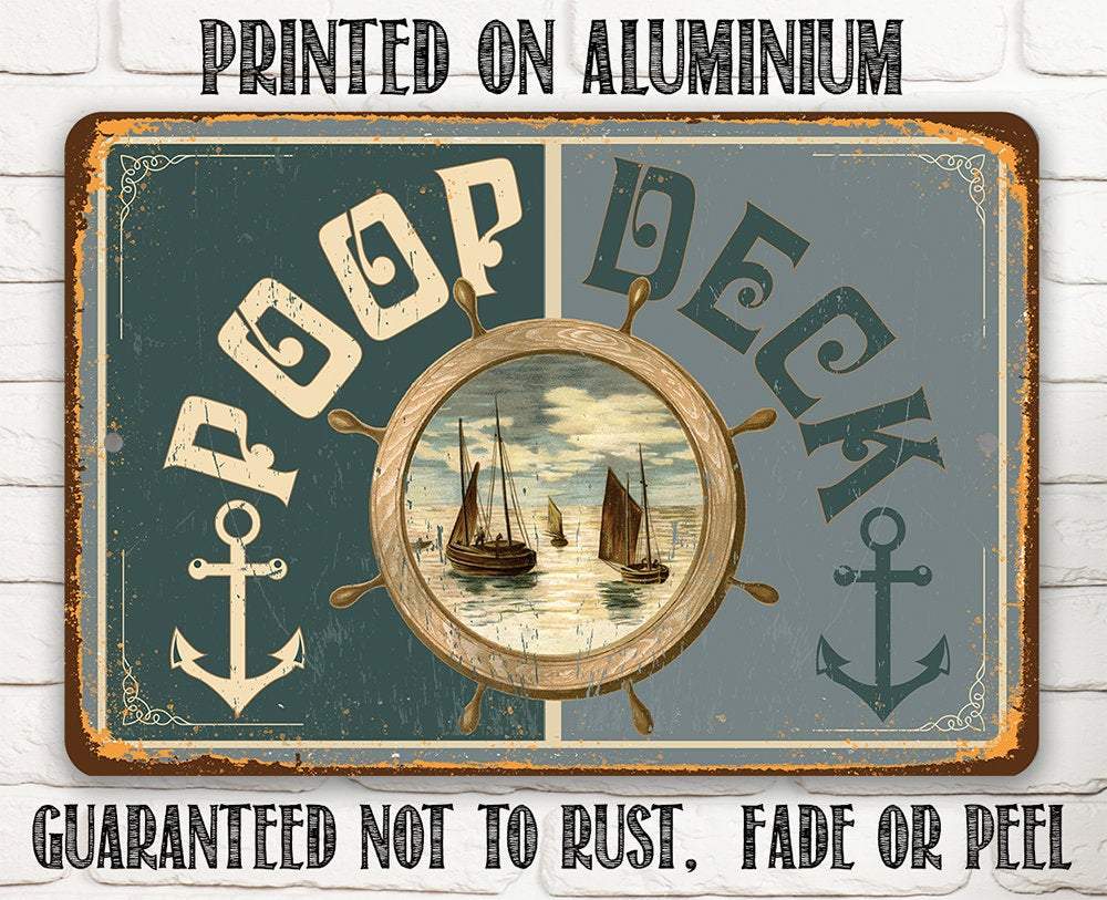Poop Deck - Metal Sign