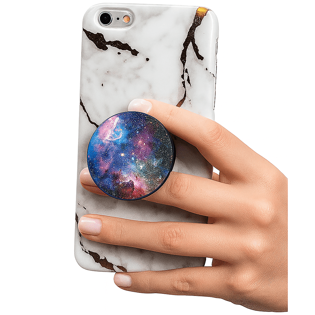Popped Phone Grip | Universal Expanding Stand and Finger Ring Holder