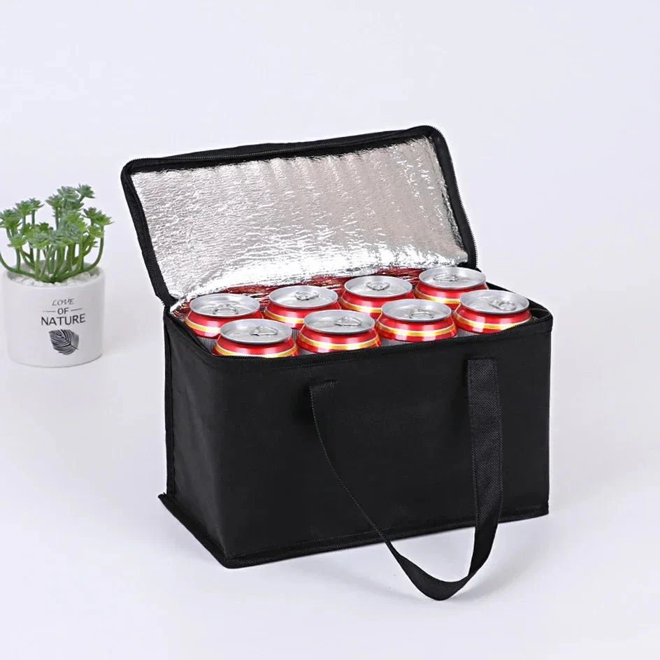 Portable Lunch Cooler Bag | Insulated Thermal Tote for Meals, Groceries, and Picnics
