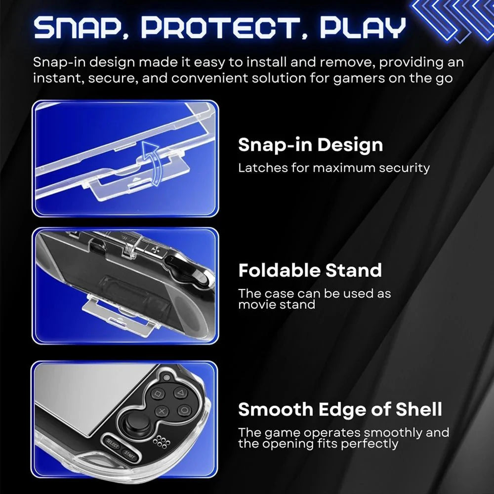 Protective Crystal Case for PS Vita 1000 | Transparent TPU Full Cover Shell