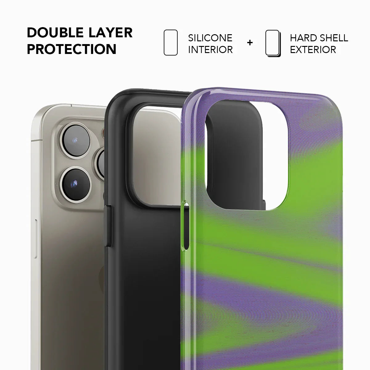 Purple Haze | Y2K Neon Green iPhone Case