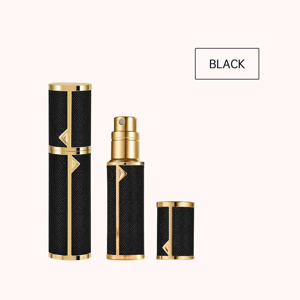 Refillable Perfume Bottle | 5ml Travel Spray Atomizer with PU Leather Case