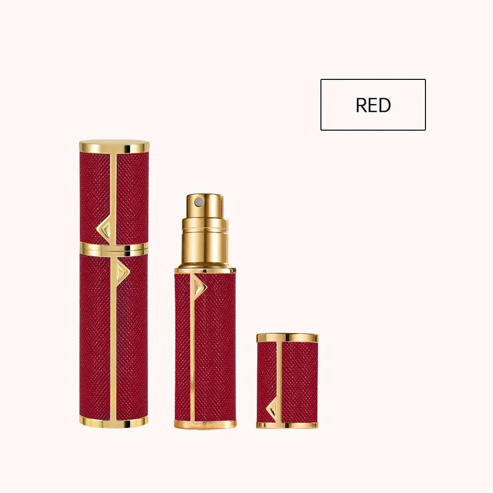 Refillable Perfume Bottle | 5ml Travel Spray Atomizer with PU Leather Case