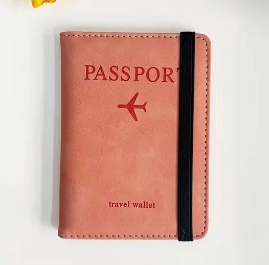 RFID Vintage PU Leather Passport Holder | Multi-Function Travel Wallet