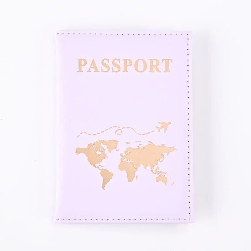 RFID Vintage PU Leather Passport Holder | Multi-Function Travel Wallet