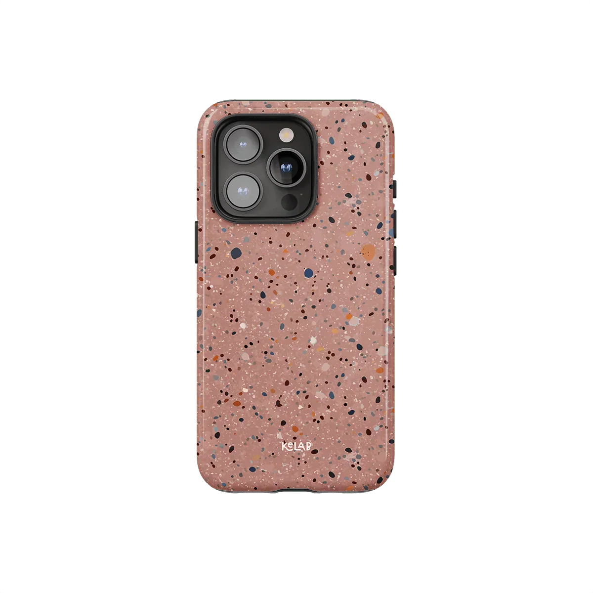 Rose Clay | Pink Paint Splatter iPhone Case