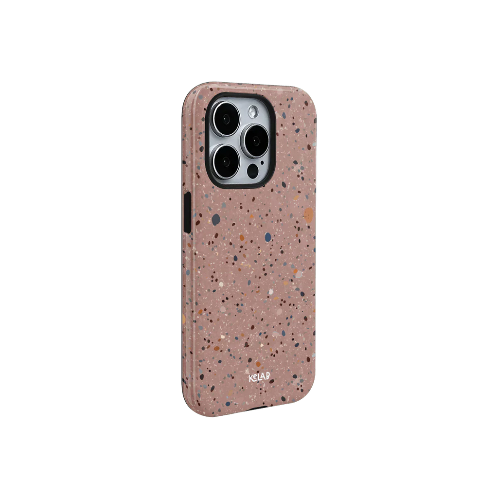 Rose Clay | Pink Paint Splatter iPhone Case