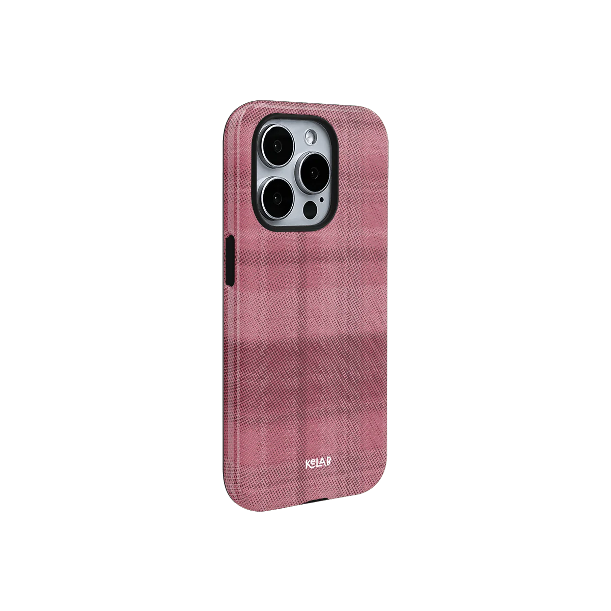 Rosé | Pink Flannel Minimalist iPhone Case