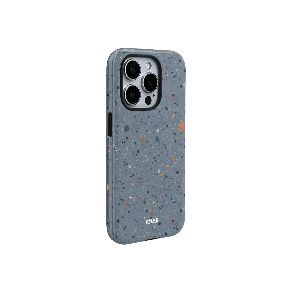 Seaside Drift | Blue Paint Splatter iPhone Case