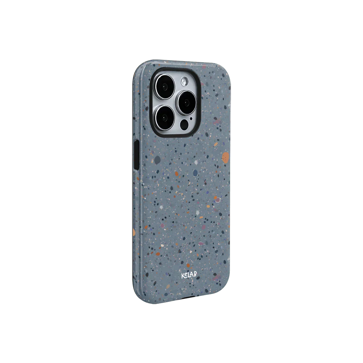 Seaside Drift | Blue Paint Splatter iPhone Case