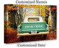 Personalized - "Side By Side" Pickup Truck - Canvas