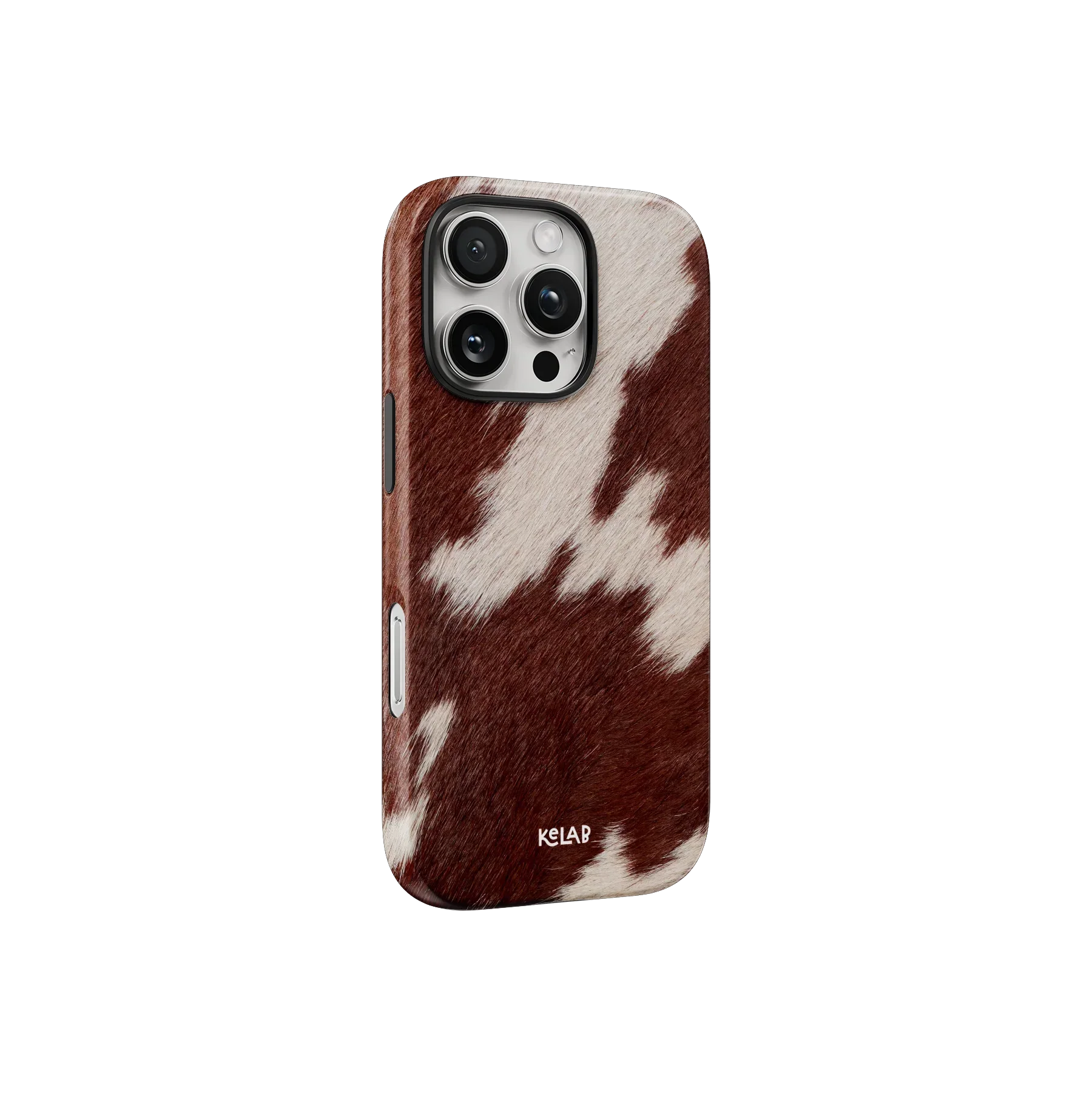 Rodeo Drive | Brown Cow Print iPhone Case