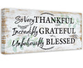 So Very Thankful - Canvas