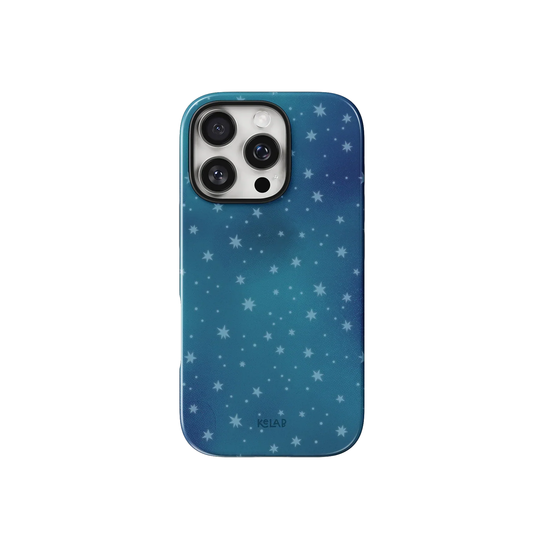 Moon Mist | Starry Midnight Blue iPhone Case