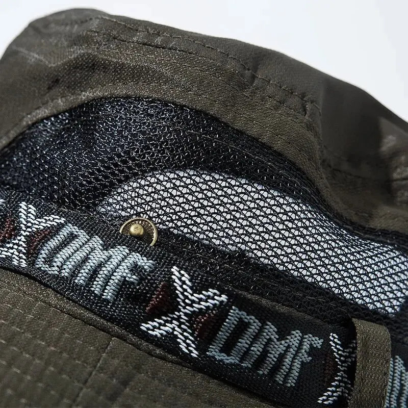 Summer Men Bucket Hat | Outdoor UV Protection Wide Brim Safari Cap