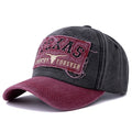 Texas Letter Embroidered Baseball Cap | Vintage Unisex Dad Hat