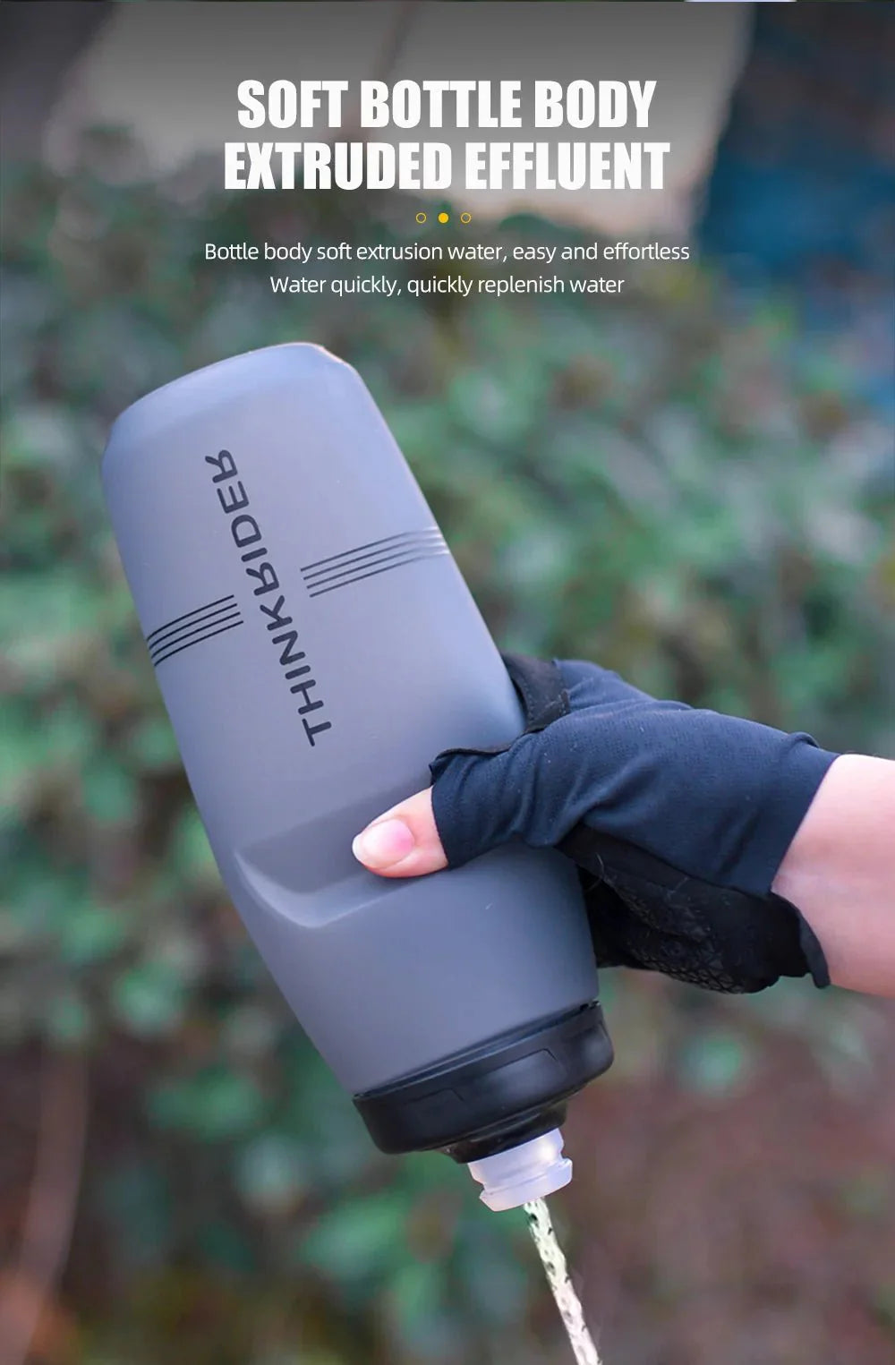 ThinkRider Bicycle Water Bottle | Leak-Proof Sports Bottle for Cycling