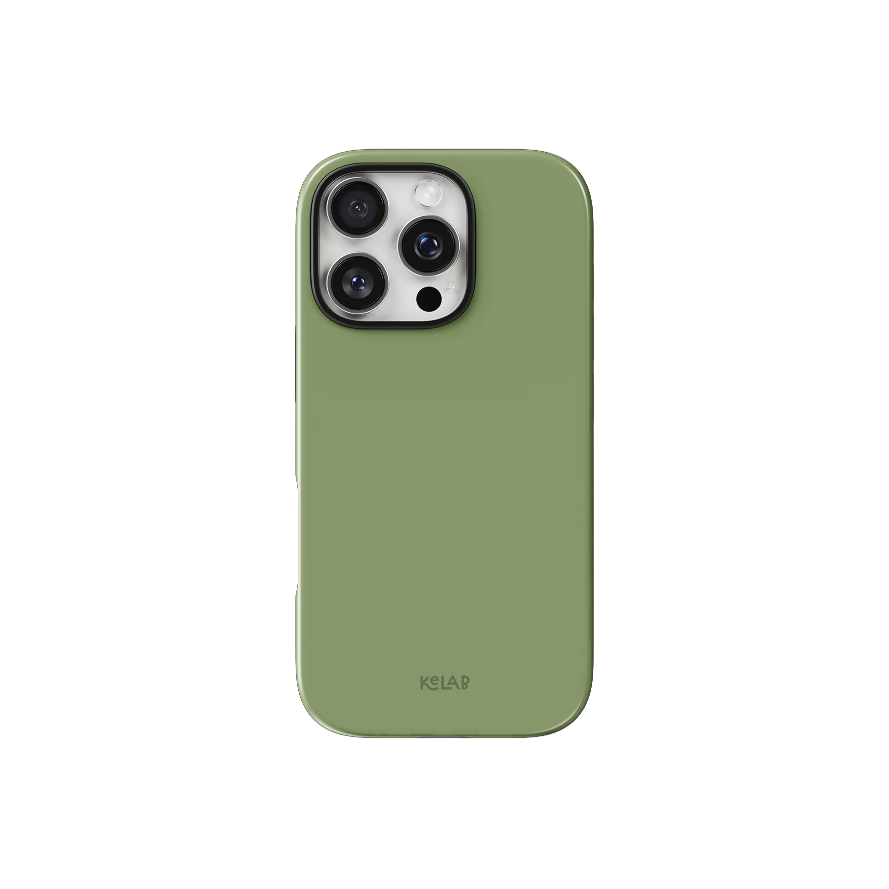 Matcha Bark | Solid Green iPhone Case