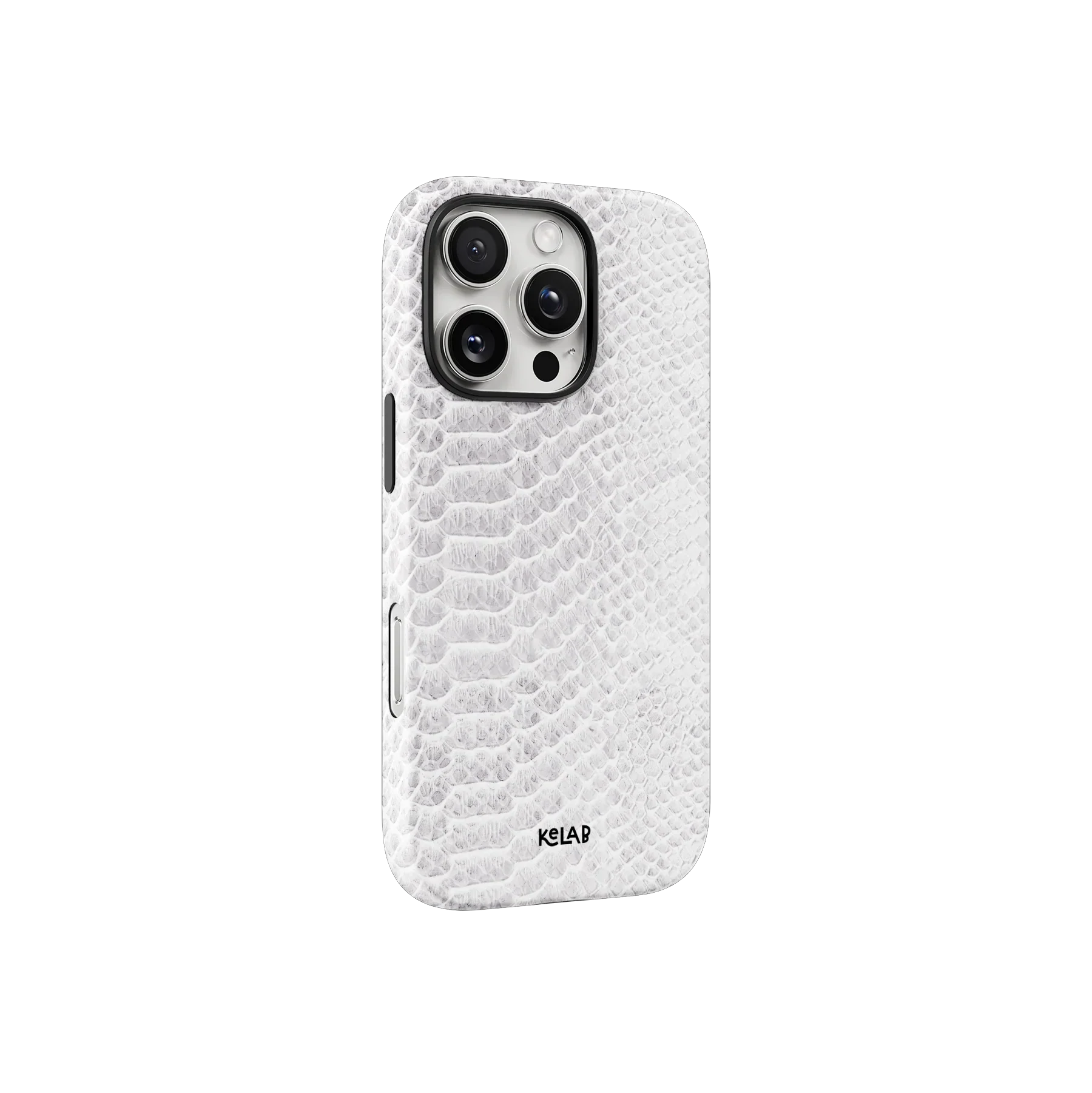 White Venom | Snake Skin Print iPhone Case