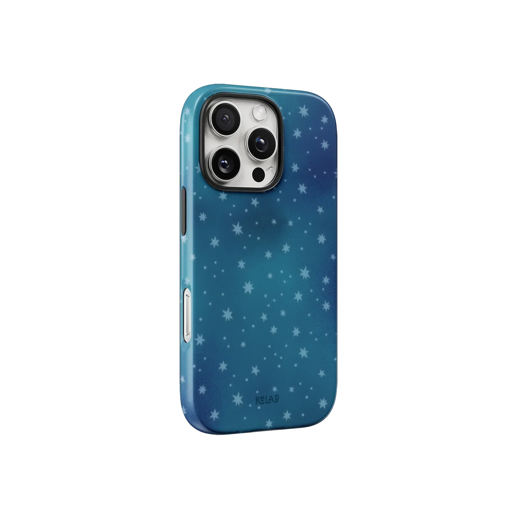 Moon Mist | Starry Midnight Blue iPhone Case