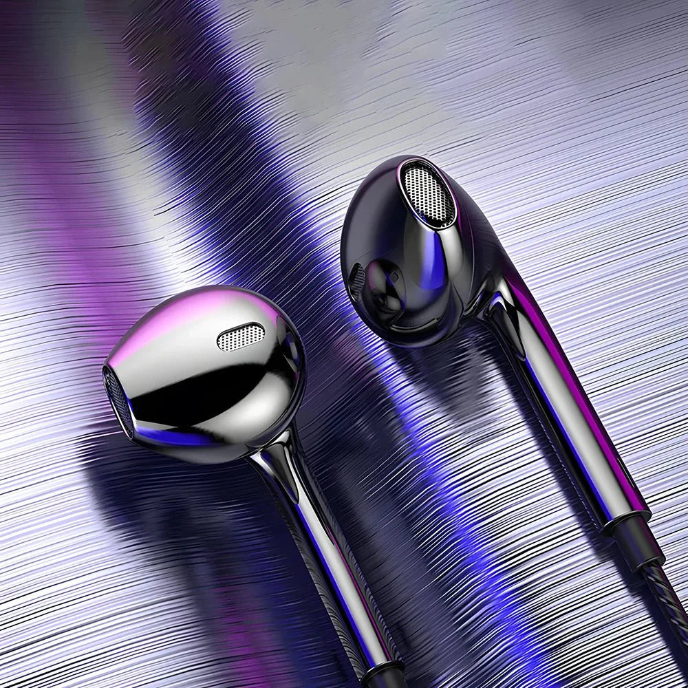 EOENKK Type-C and 3.5mm Wired In-Ear Headphones | Stereo Bass Earbuds with Microphone
