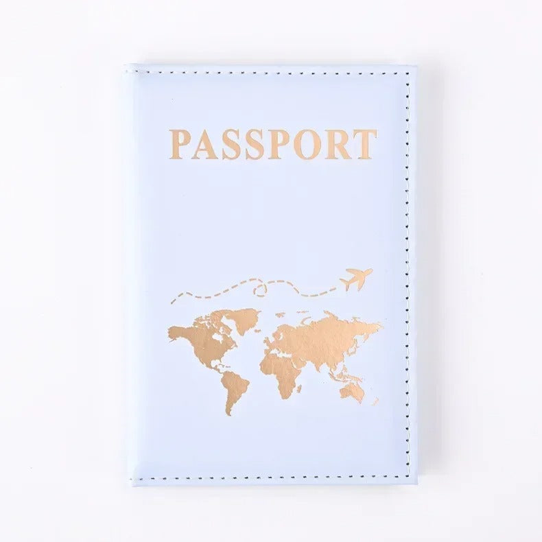 RFID Vintage PU Leather Passport Holder | Multi-Function Travel Wallet