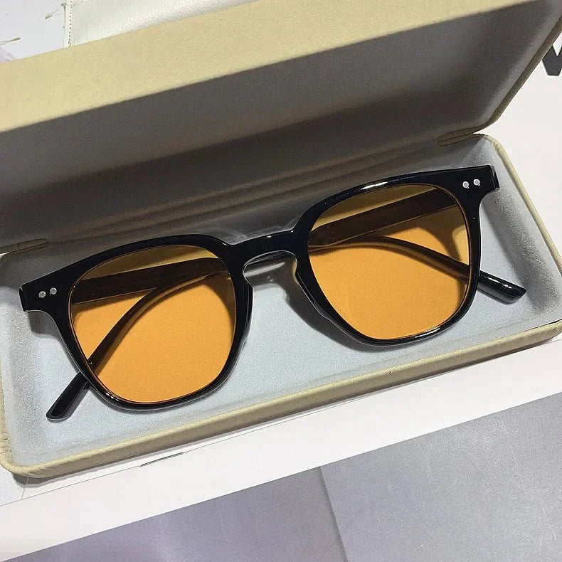 Vintage Square Sunglasses | Retro Mirror Eyewear for Men and Women