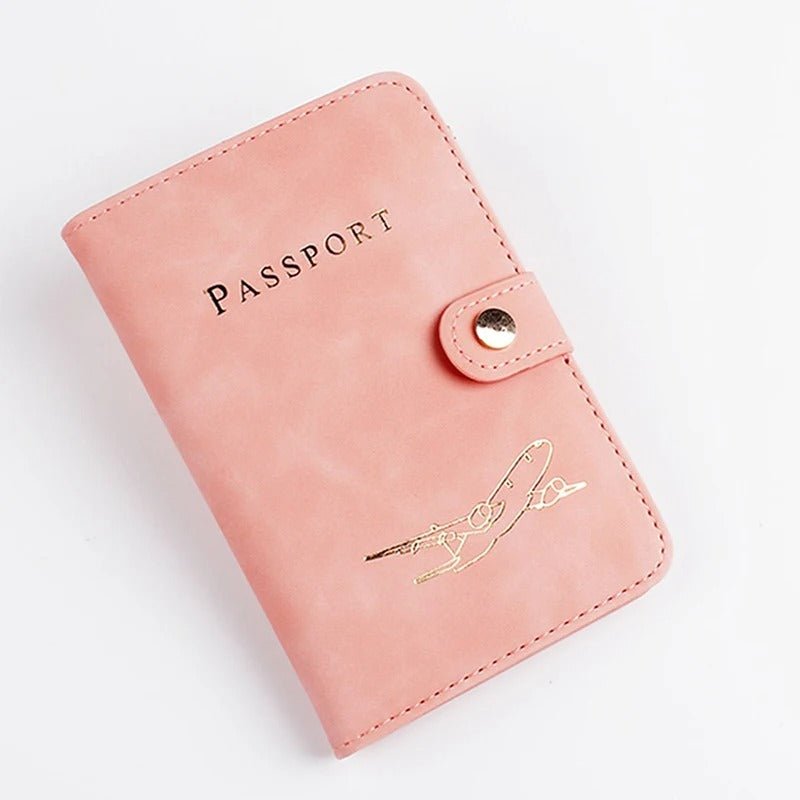 Waterproof Passport Holder | PU Leather Travel Wallet with RFID Protection